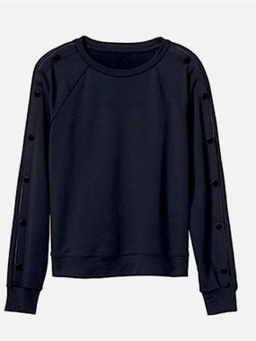 Athleta Snappy Sweatshirt sleek, stretchy, lightweight, casual, travel.